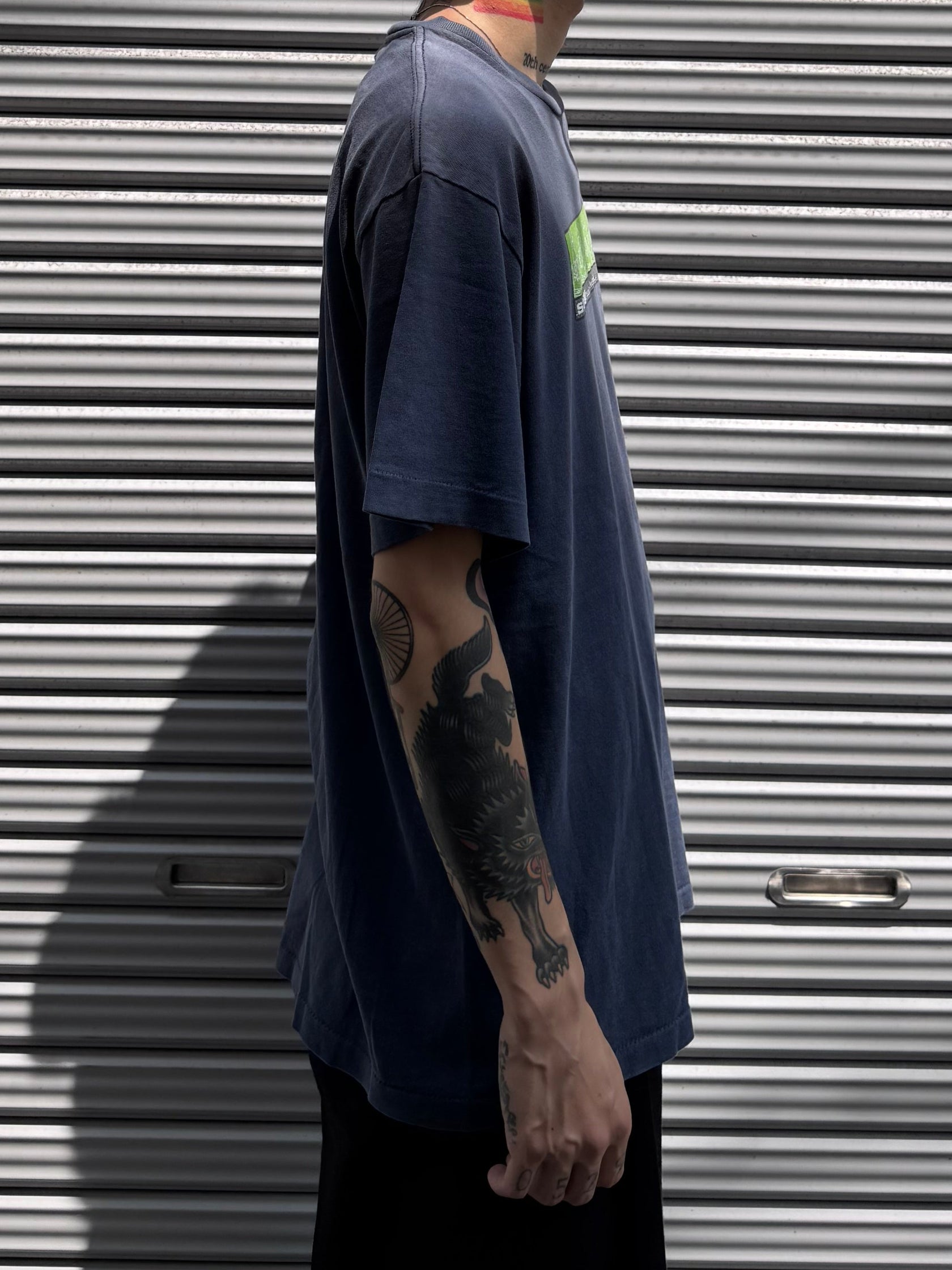 90’s Stussy「Technical Support Team NY・L・T・LA 」USA製 Tシャツ
