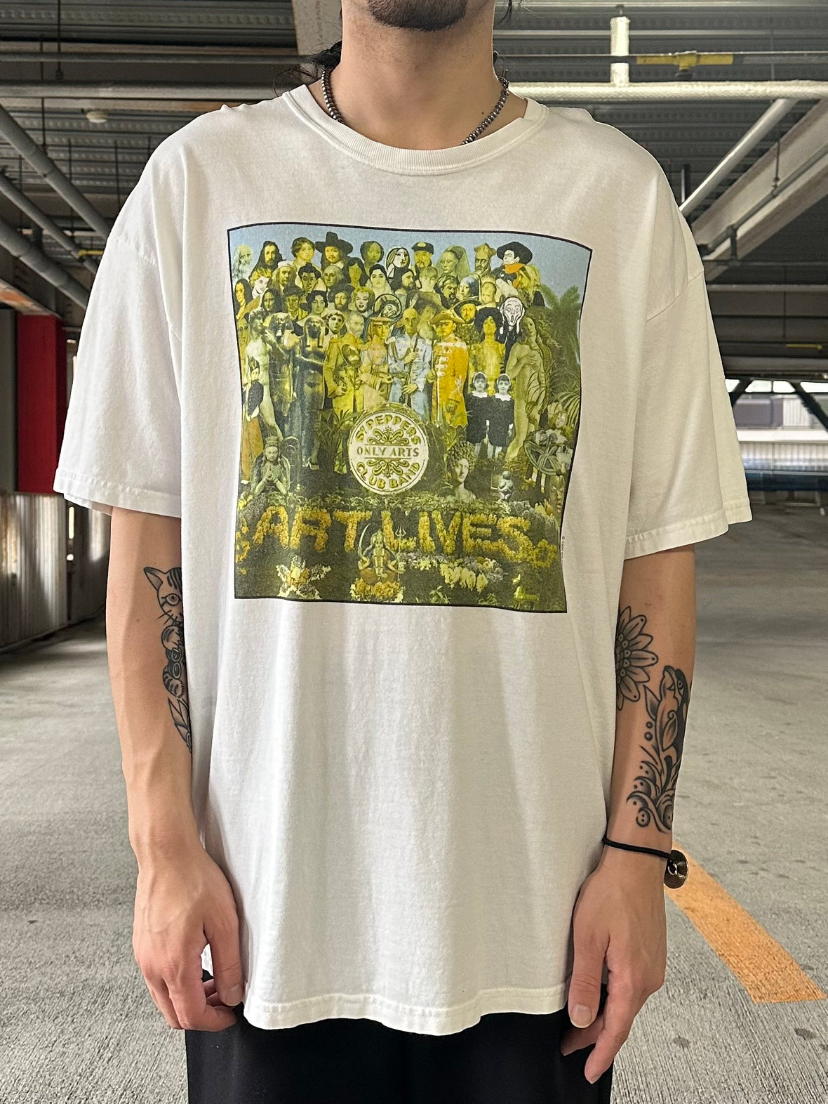 90's THE BEATLES 「SGT」パロディーアートＴシャツ