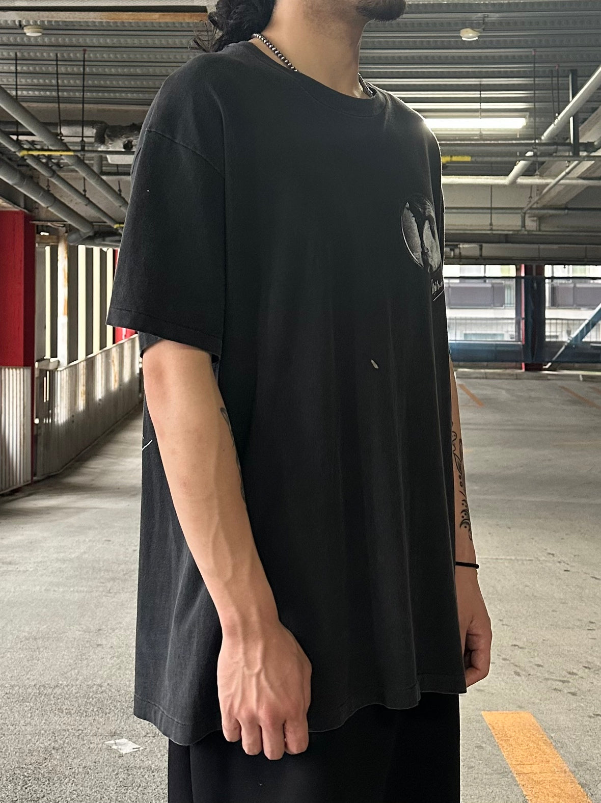 90's MAURITS ESCHER 「滝」USA製 アートＴシャツ