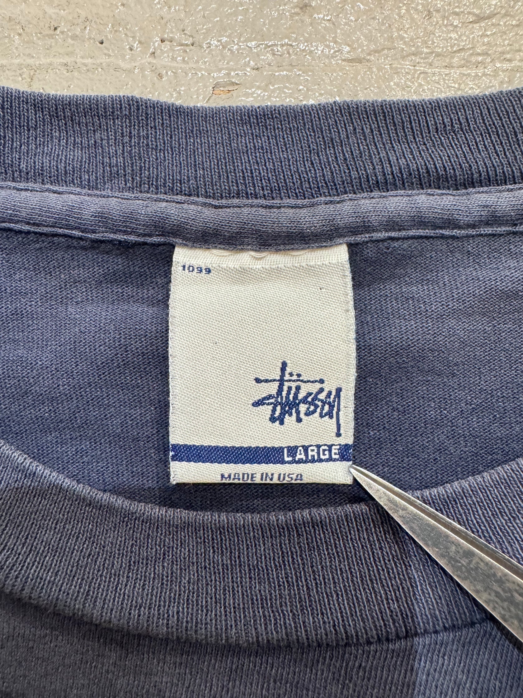 90’s Stussy「Technical Support Team NY・L・T・LA 」USA製 Tシャツ
