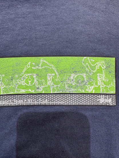 90’s Stussy「Technical Support Team NY・L・T・LA 」USA製 Tシャツ