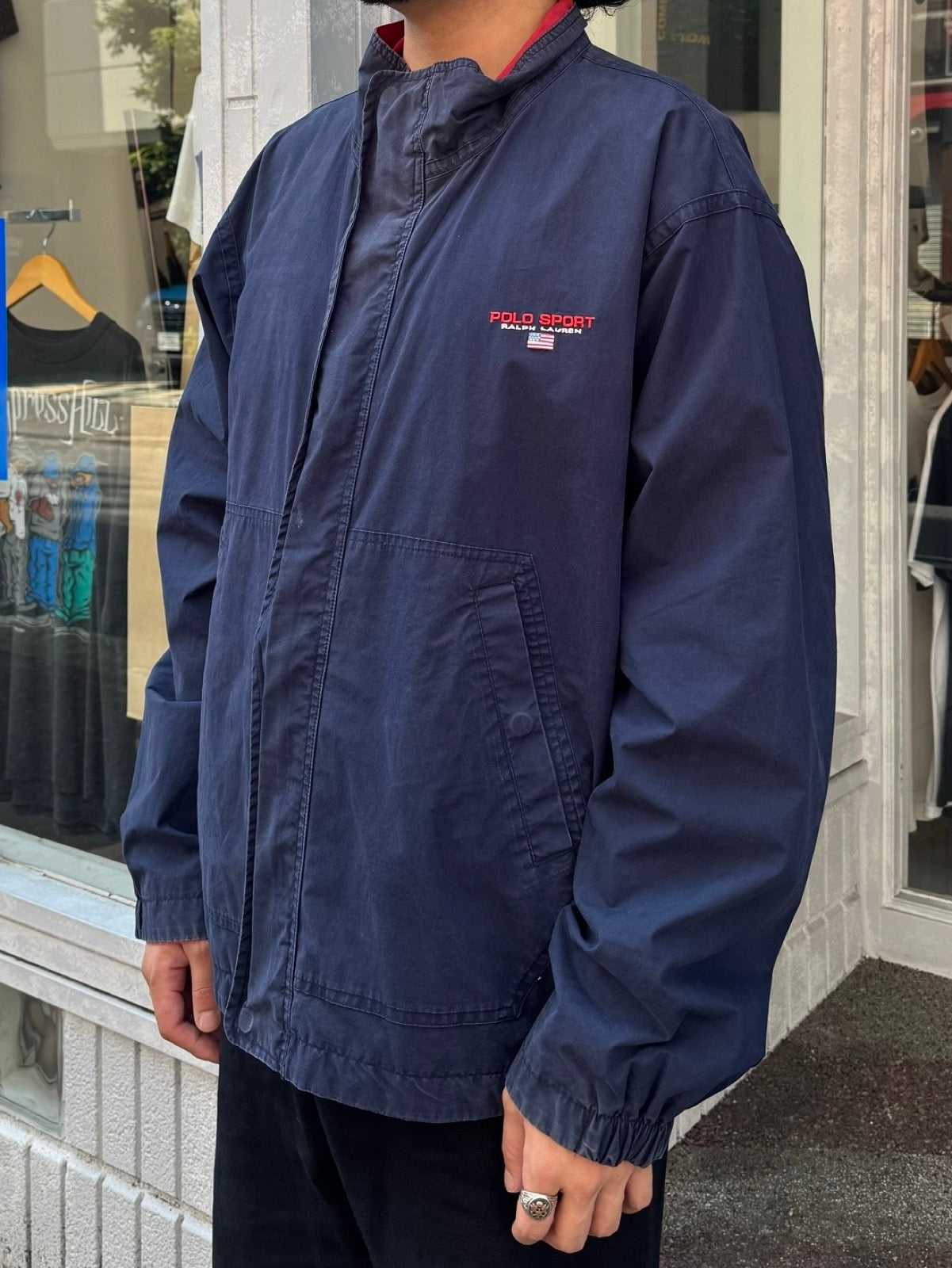 90's POLO SPORT リバーシブルブルゾンジャケット