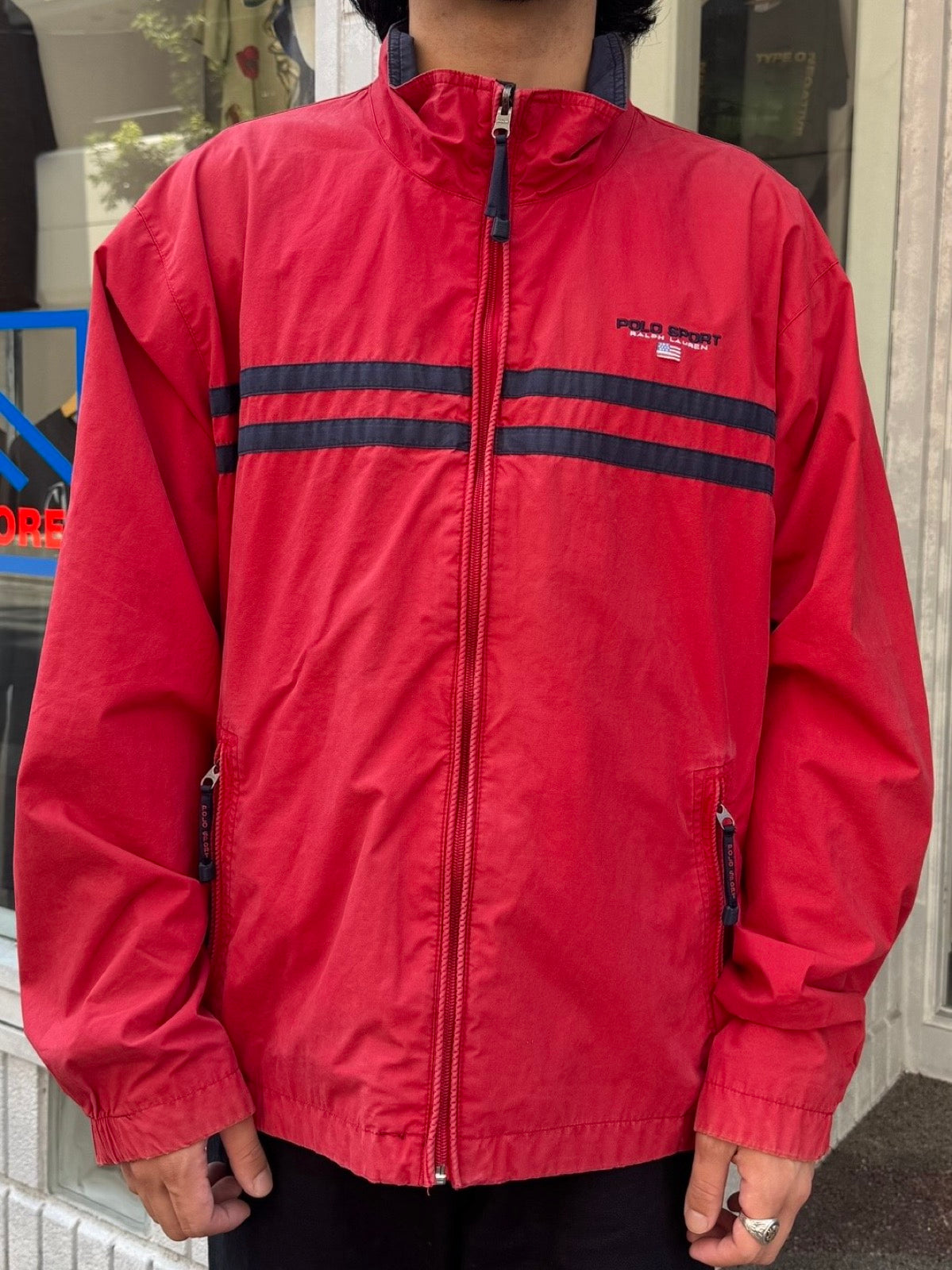 90's POLO SPORT リバーシブルブルゾンジャケット