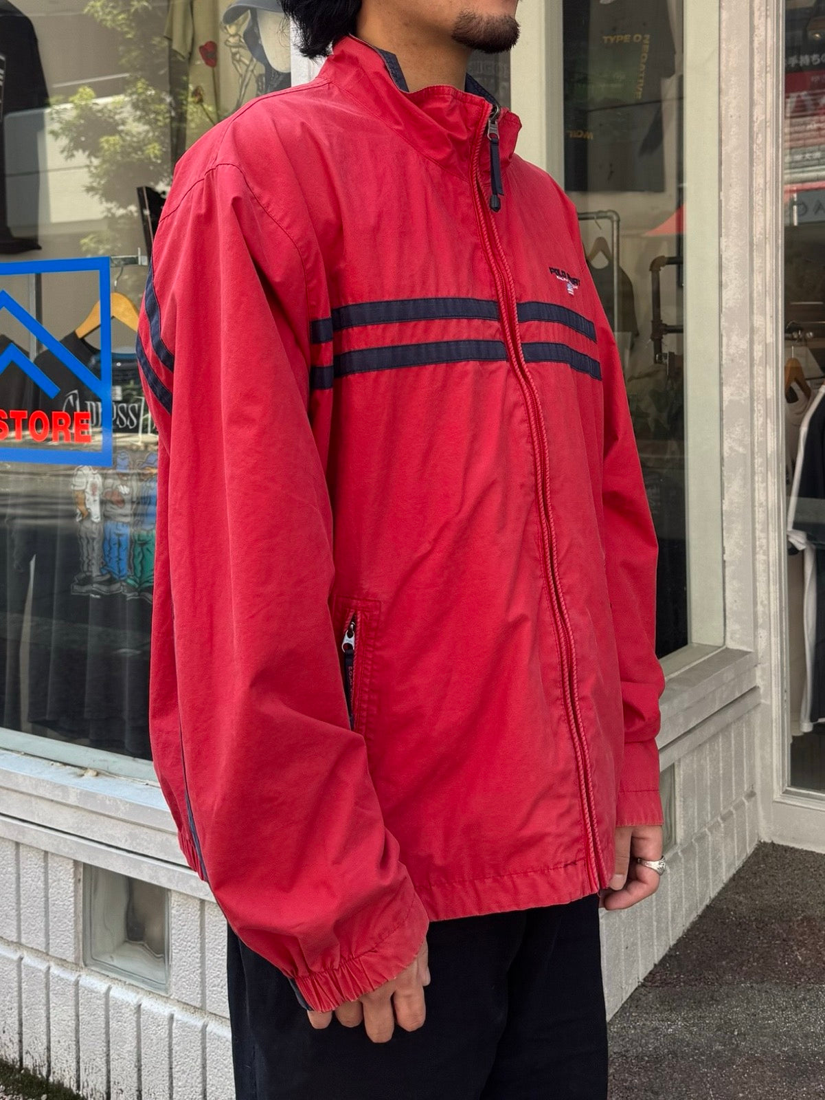 90's POLO SPORT リバーシブルブルゾンジャケット