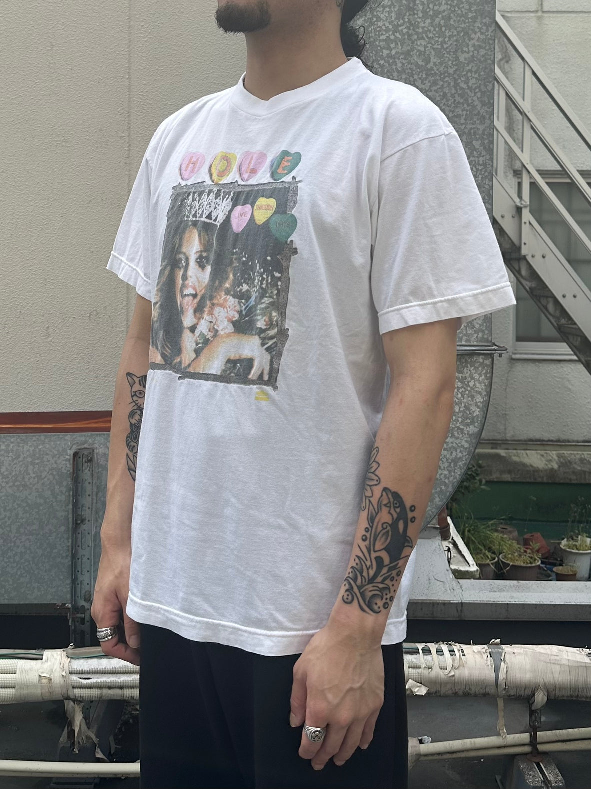 90's HOLE「LIVE THROUGH THIS」バンドＴシャツ