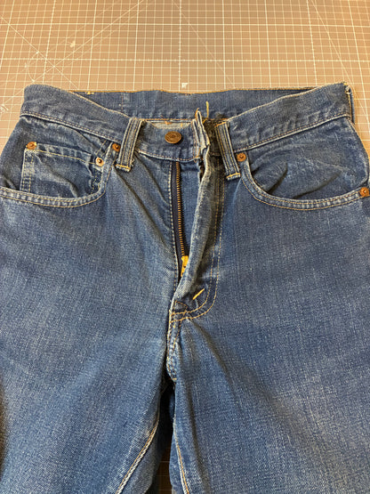 70's Levi’s 717-217 ブーツカット「ビックE」USA製　デニムパンツ