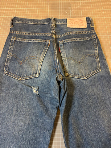 70's Levi’s 717-217 ブーツカット「ビックE」USA製　デニムパンツ