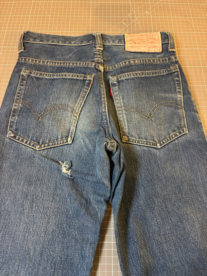 70's Levi’s 717-217 ブーツカット「ビックE」USA製　デニムパンツ