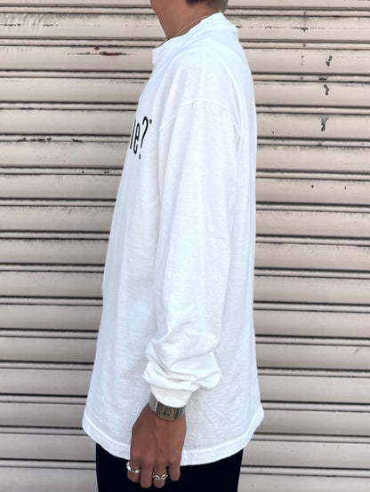 00's 「got cocaine?」ロングスリーブTシャツ