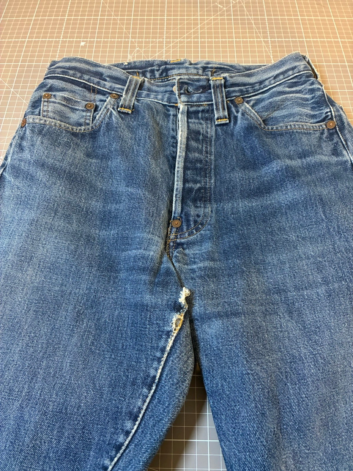 90's Levi’s 501(201)「復刻BIG E」USA製 デニムパンツ