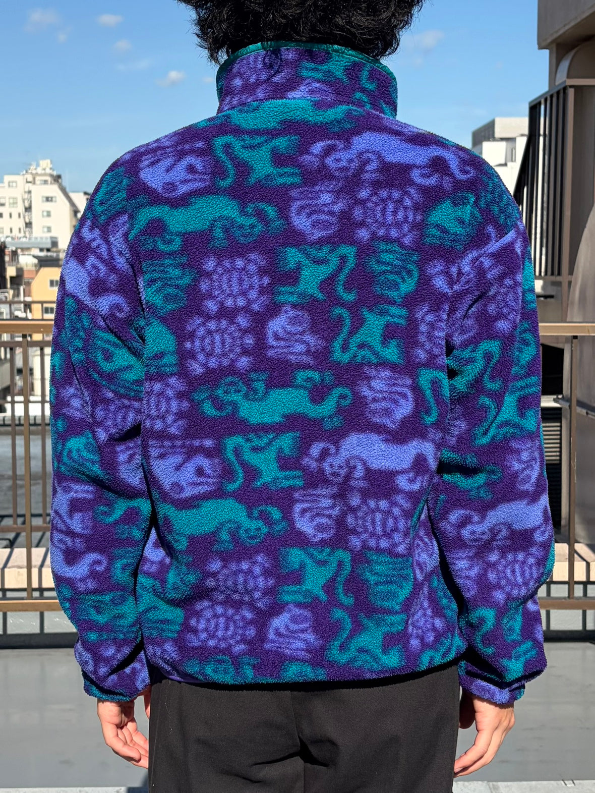 Patagonia Synchilla フリース プルオーバー 総柄 M Patagonia 