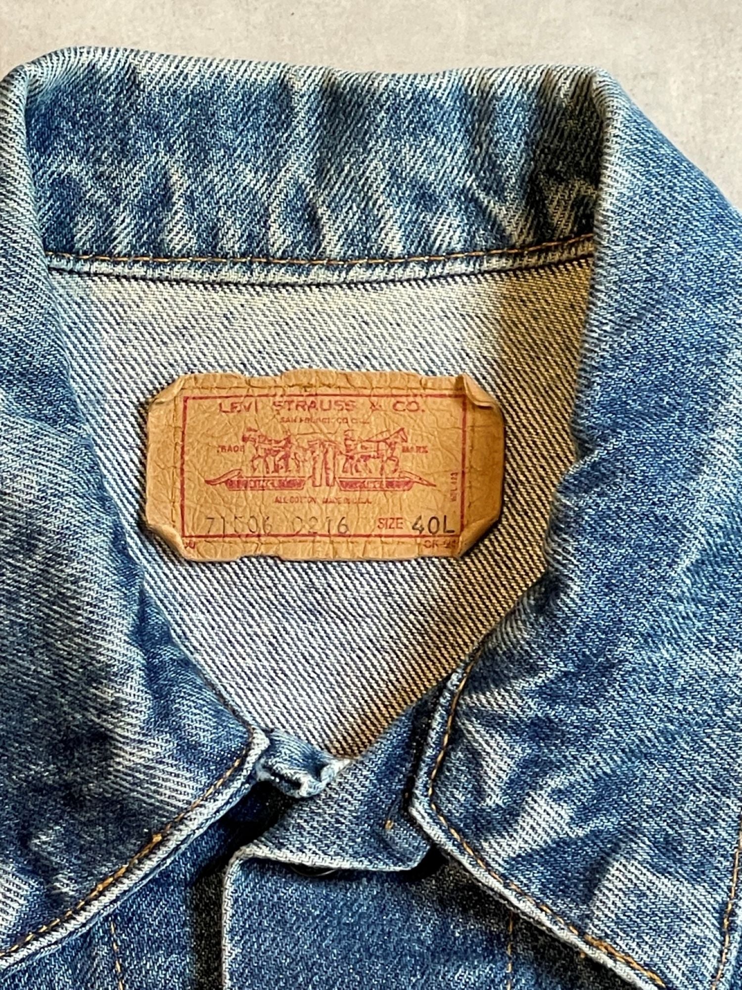 80’s Levi’s「71506-0216」デニムジャケット