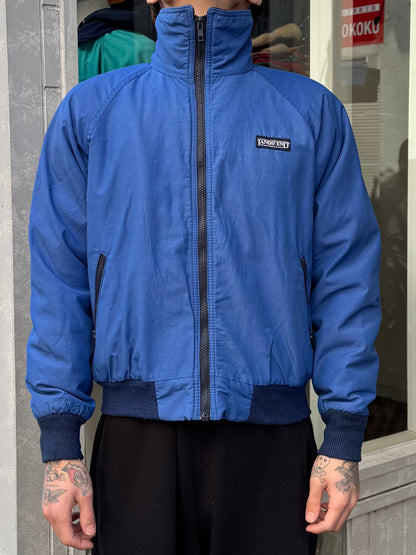90's LANDS'END「Warm-up-Jacket」USA製 ナイロンジャケット　