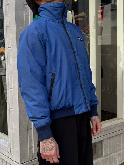90's LANDS'END「Warm-up-Jacket」USA製 ナイロンジャケット　