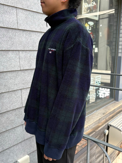 90's「RALPH LAUREN」フリースプルオーバー