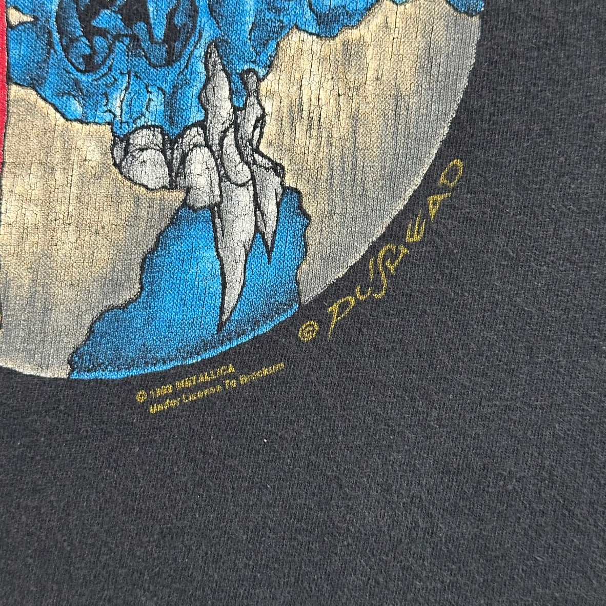 90's METALLICA 「NO WHERE ELSE TO ROAM」バンドＴシャツ