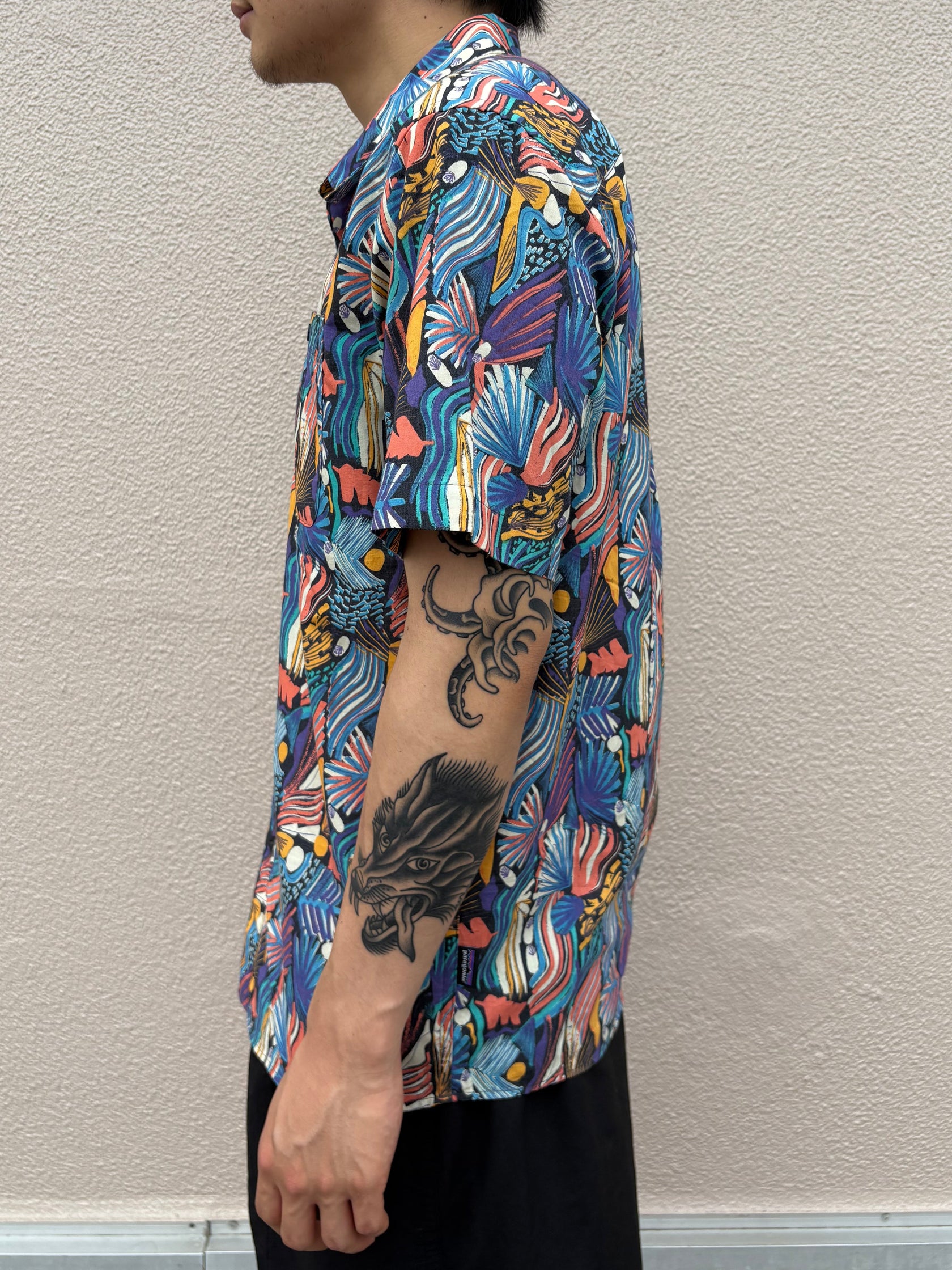 00's PATAGONIA「50year Anniversary Shirt」アロハシャツ