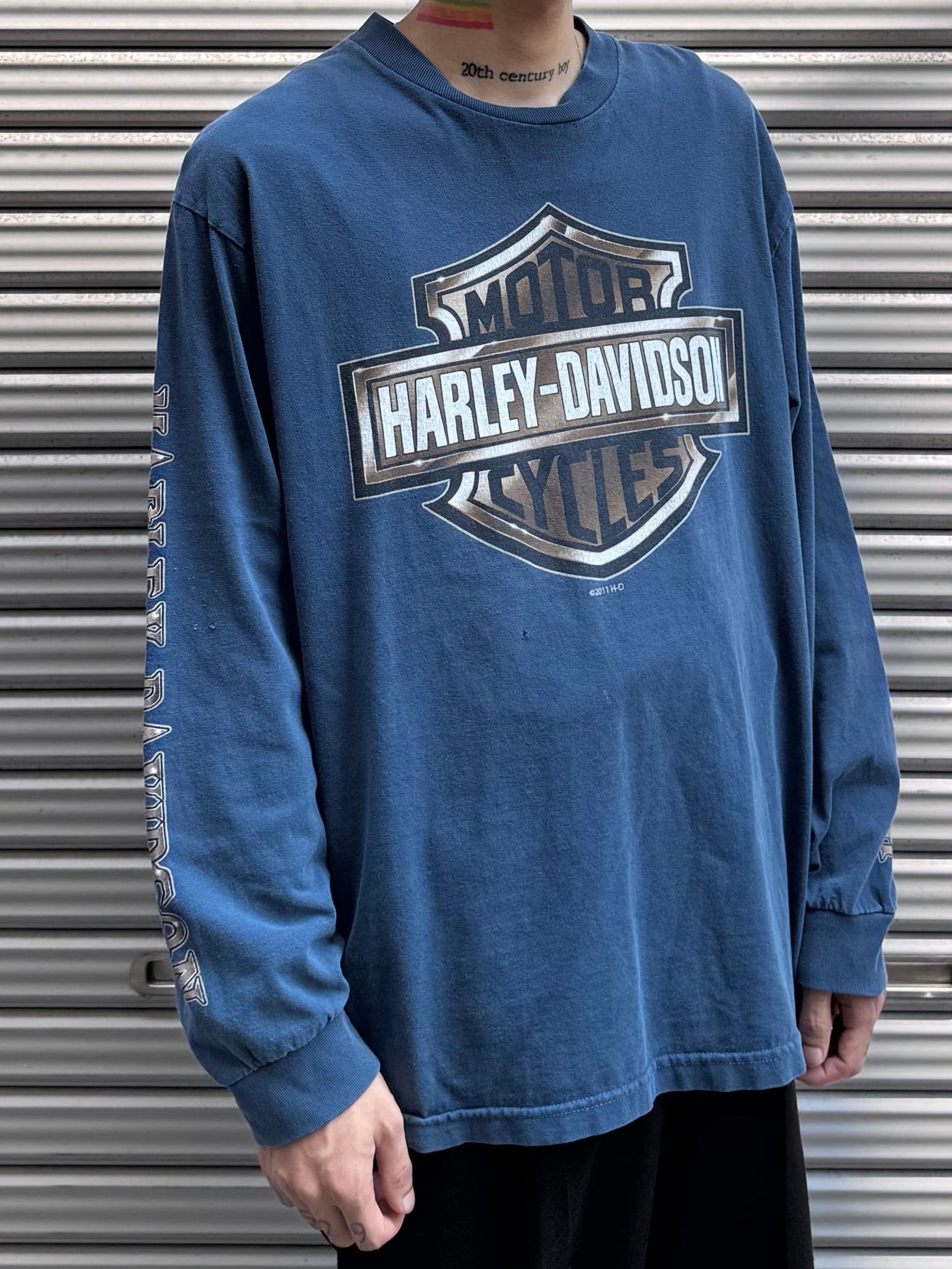 00's Harley Davidson「Bar&Shield」ハーレーTシャツ