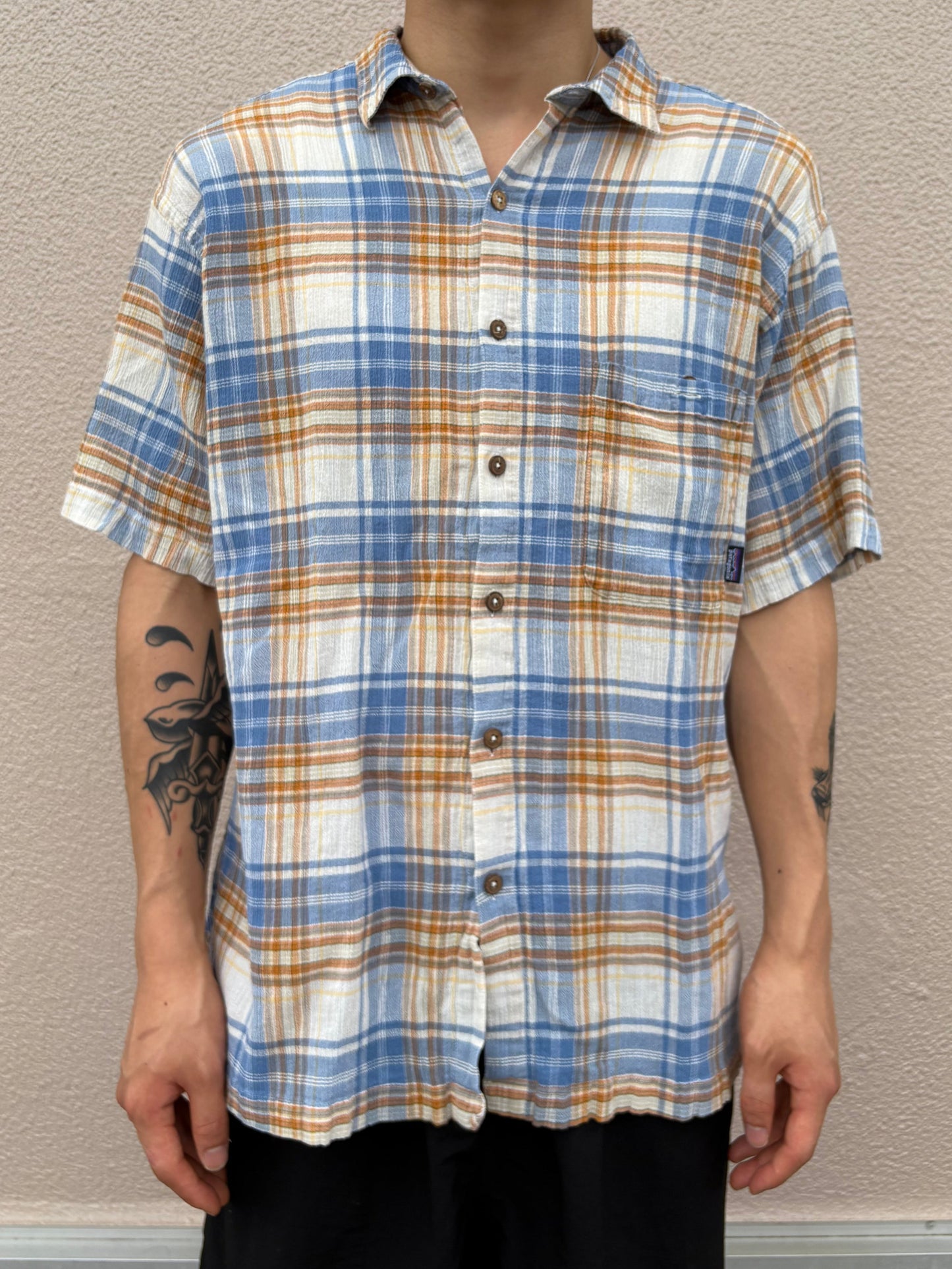 00's PATAGONIA「A/C Seersucker　Shirt」半袖シャツ