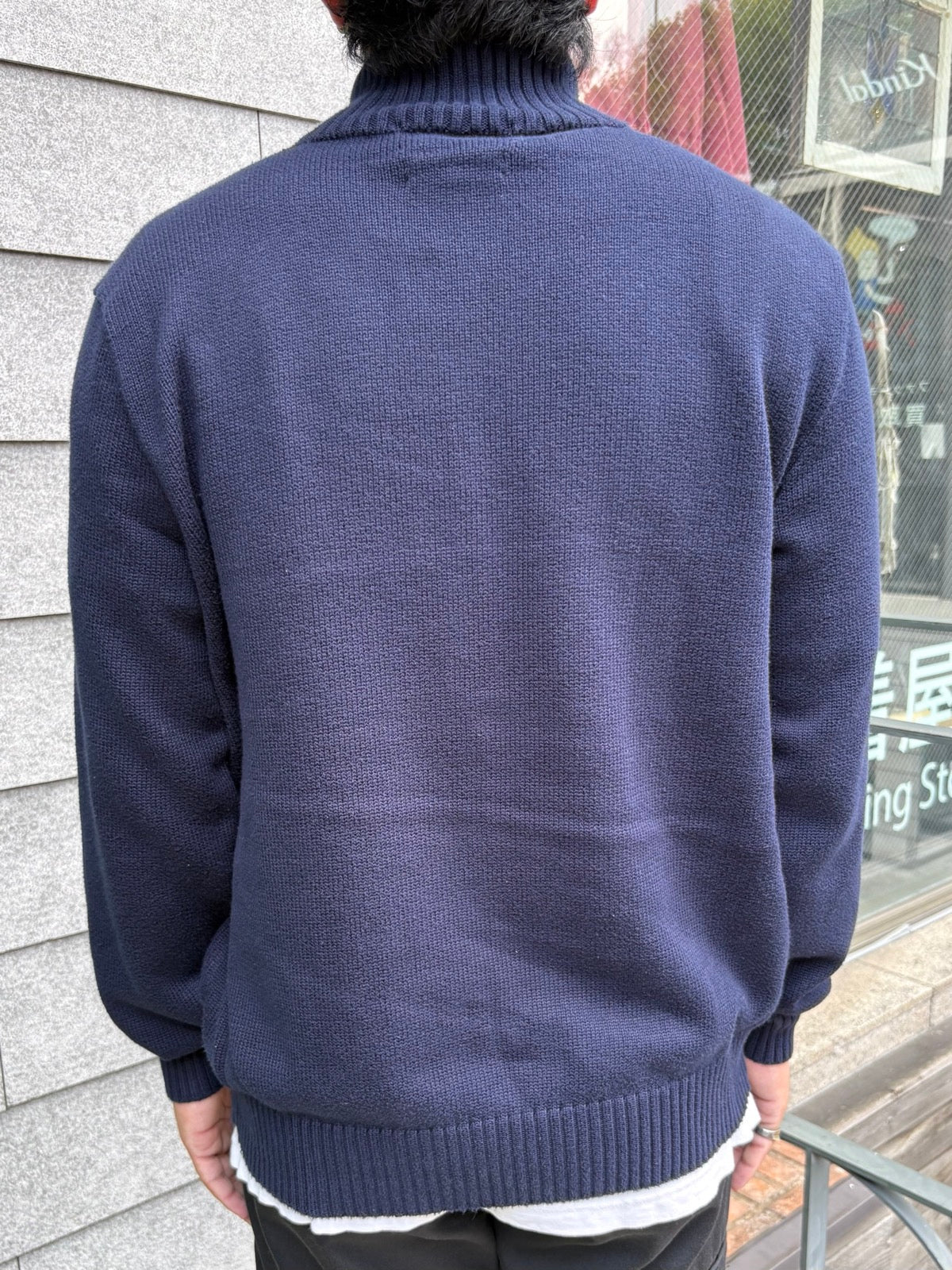 90's「RALPH LAUREN」ハーフジップニット