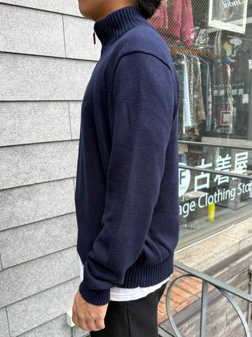 90's「RALPH LAUREN」ハーフジップニット