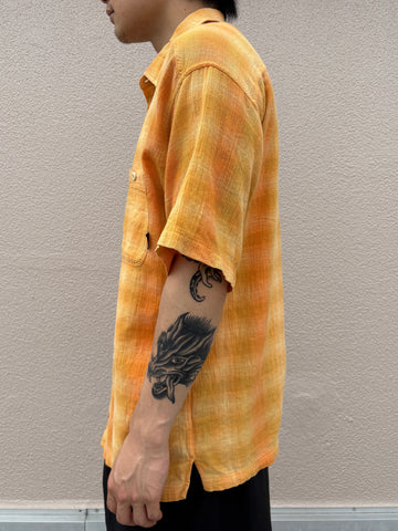 00's PATAGONIA「Organic Cotton Ombre Shirt」半袖シャツ