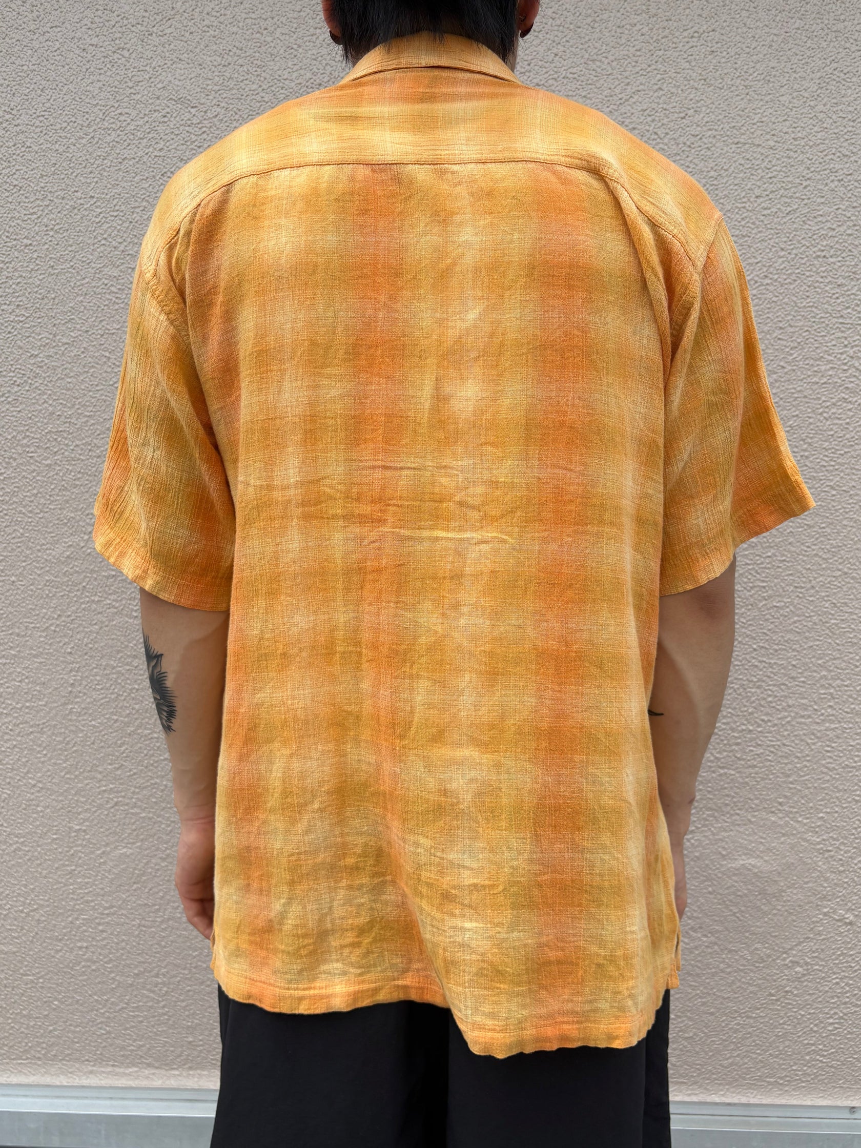 00's PATAGONIA「Organic Cotton Ombre Shirt」半袖シャツ