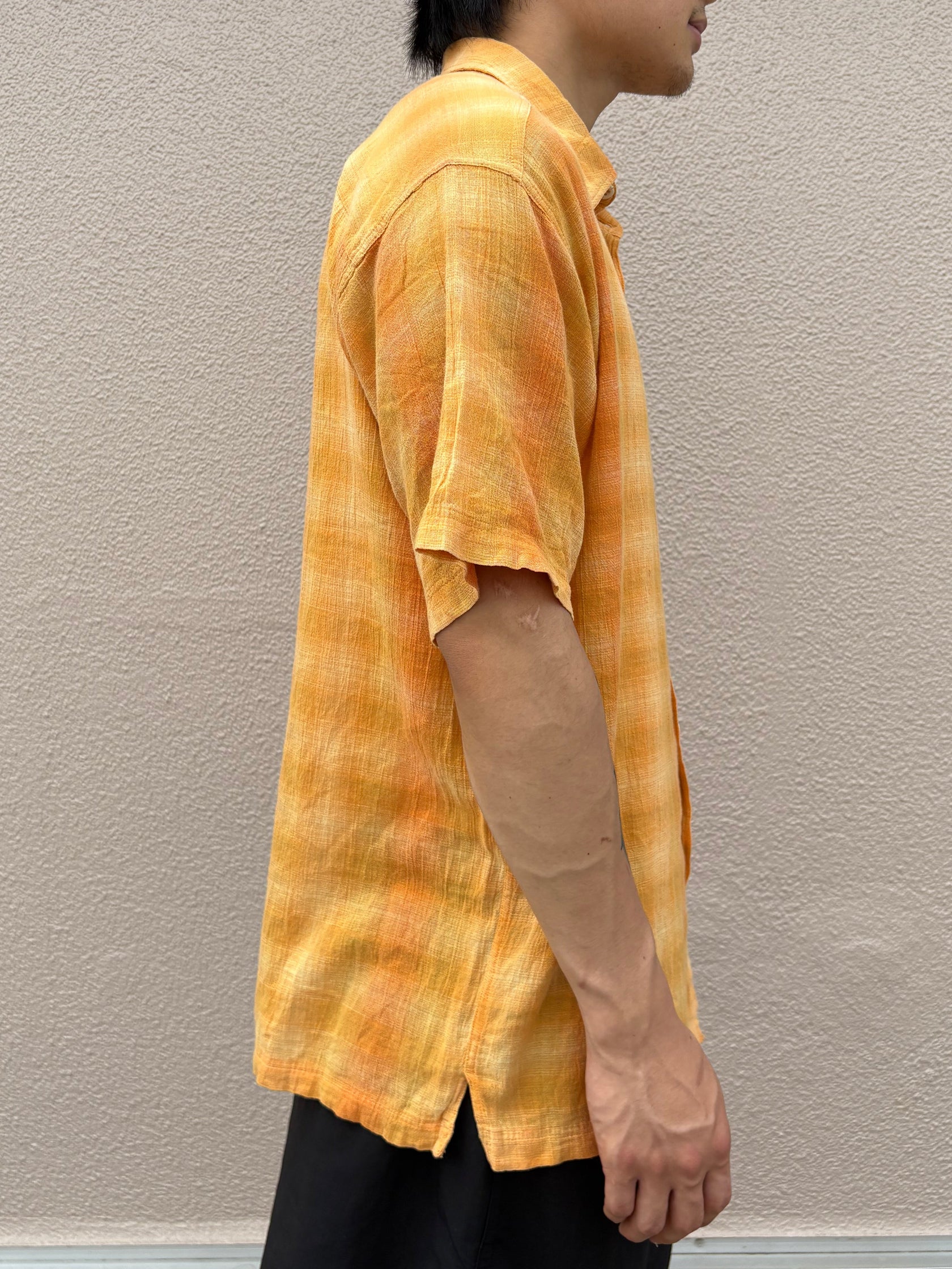 00's PATAGONIA「Organic Cotton Ombre Shirt」半袖シャツ