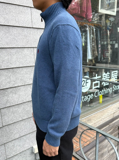 90's「RALPH LAUREN」ハーフジップニット