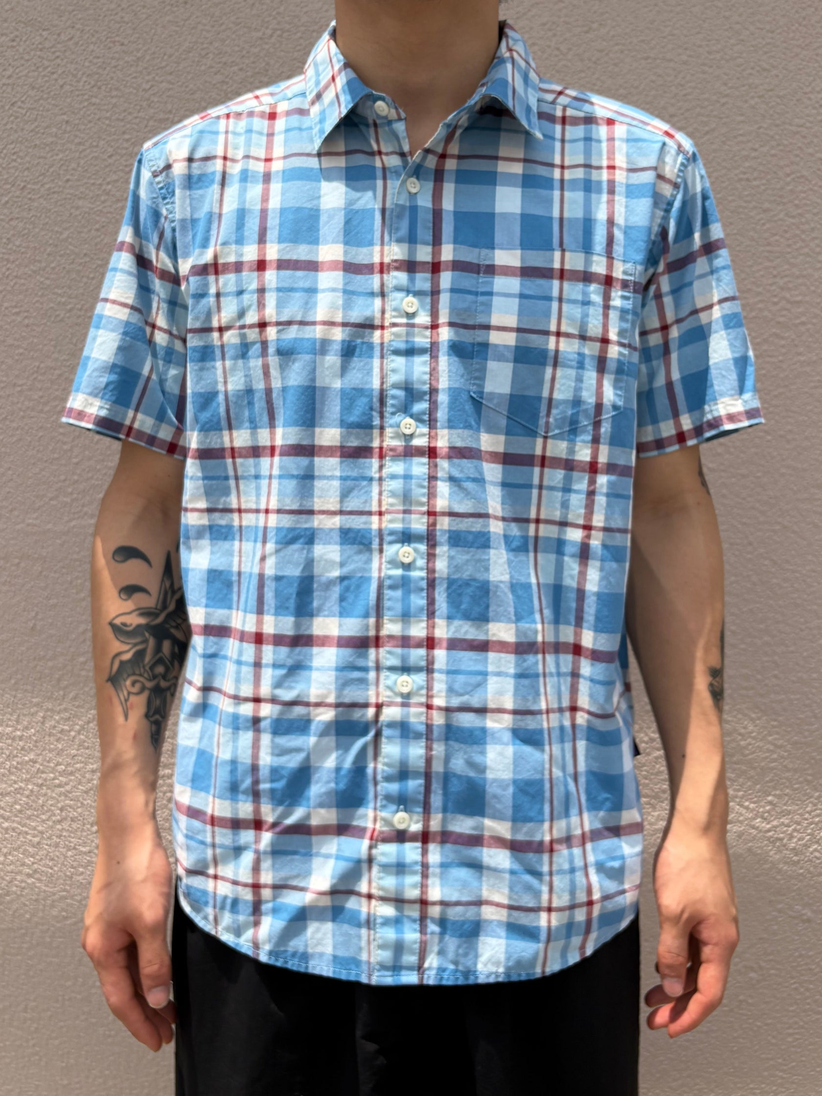00's PATAGONIA「Madras Check Shirt」半袖シャツ