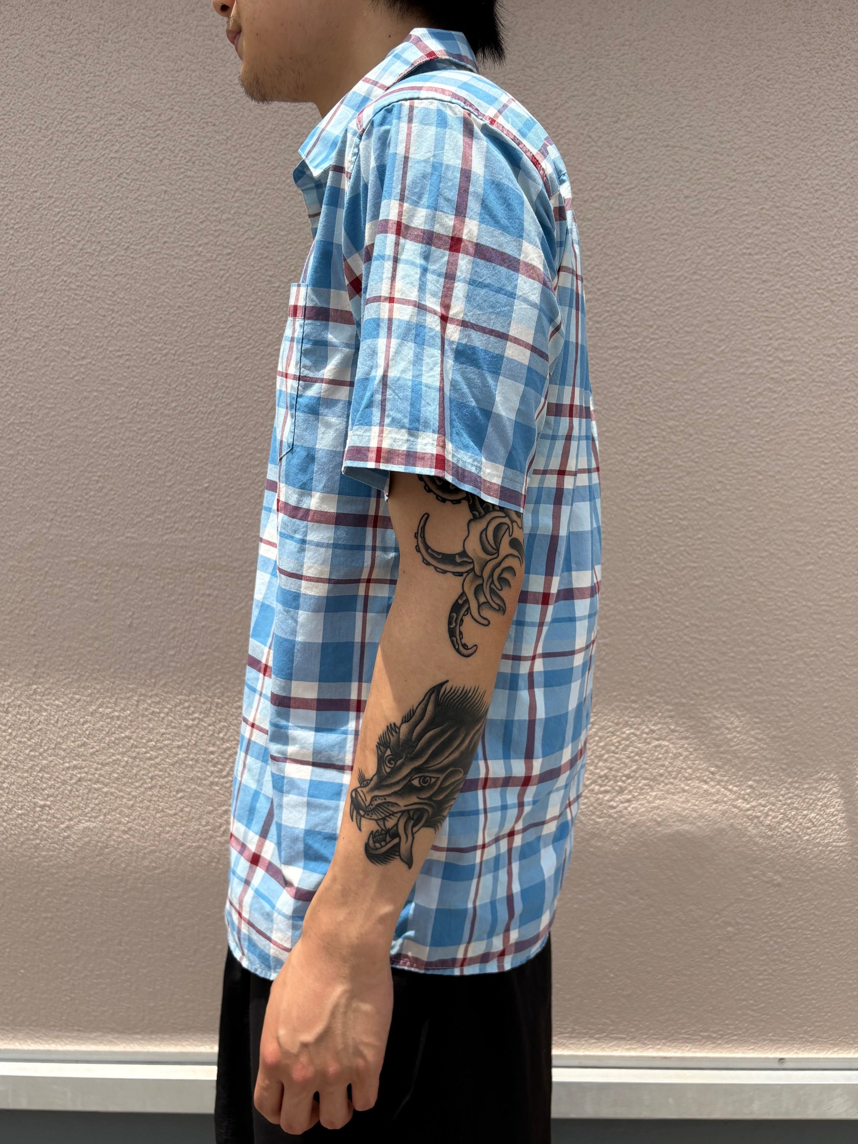 00's PATAGONIA「Madras Check Shirt」半袖シャツ