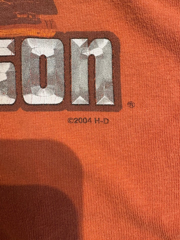 00's HARLEY-DAVIDSON「Space Coast Florida」USA製 ハーレーTシャツ