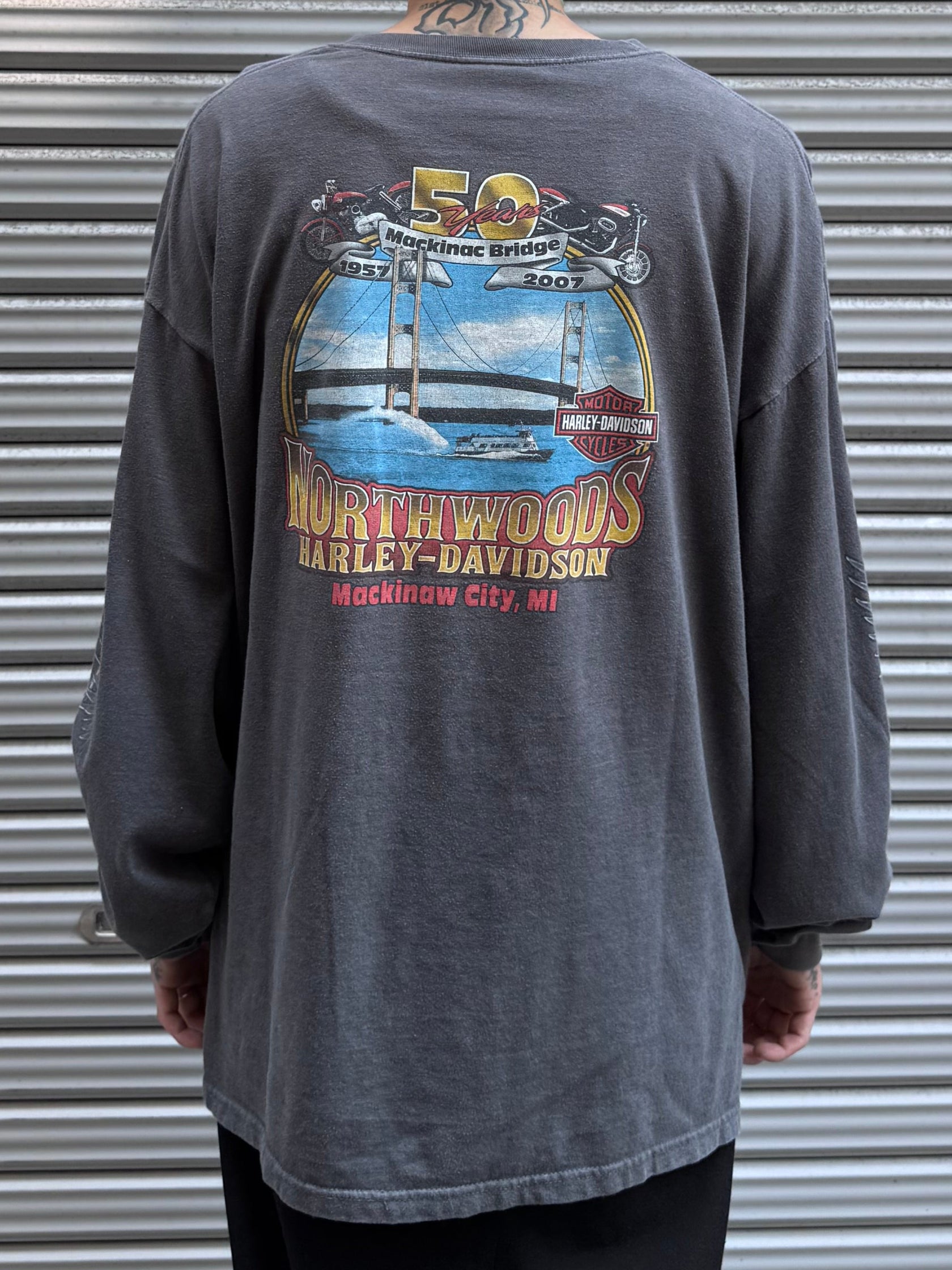00's Harley Davidson「Thunder」ハーレーTシャツ