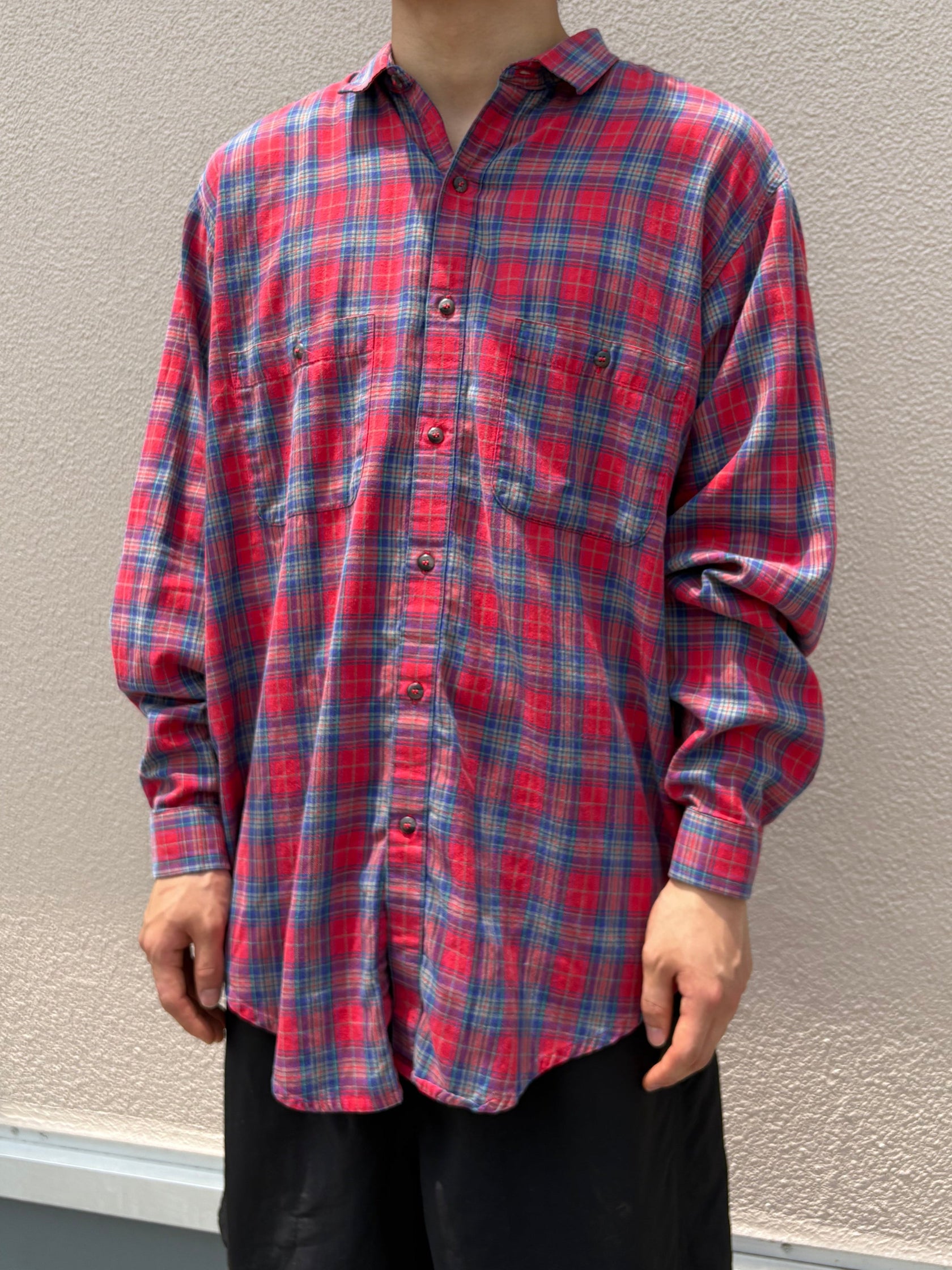 90's PATAGONIA「Organic Cotton Check Shirt」長袖シャツ