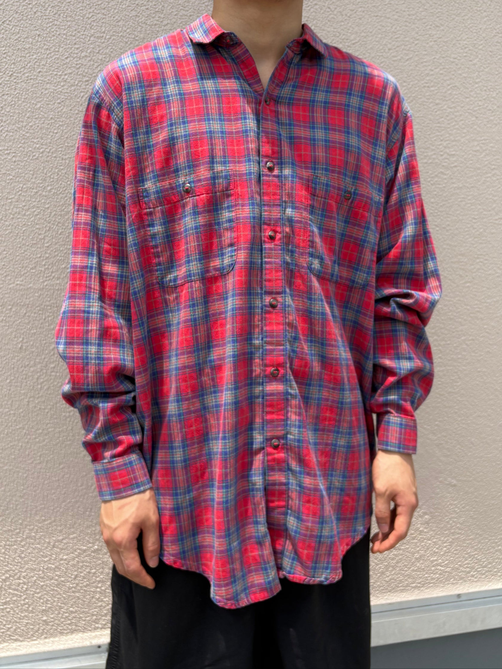 90's PATAGONIA「Organic Cotton Check Shirt」長袖シャツ