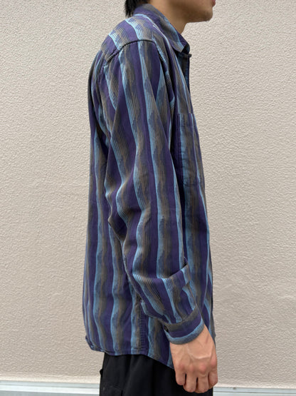 90's PATAGONIA 雪なし「PUEBLO Native Stripe Long Sleeve Shirt」長袖シャツ
