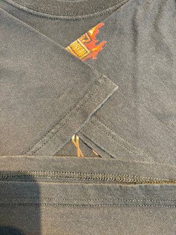 00's HARLEY-DAVIDSON「Pin-up Girl & Flame」 ハーレーTシャツ