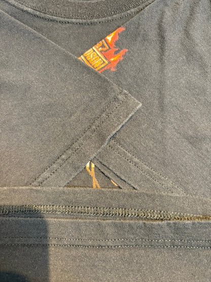 00's HARLEY-DAVIDSON「Pin-up Girl & Flame」 ハーレーTシャツ