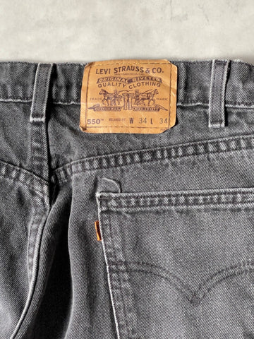 90's「Levi’s 550」USA製 ブラックデニム