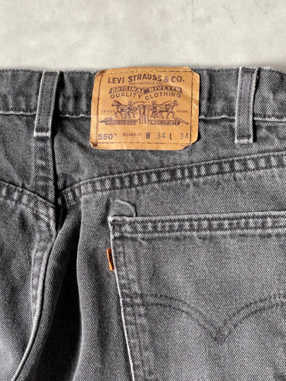 90's「Levi’s 550」USA製 ブラックデニム