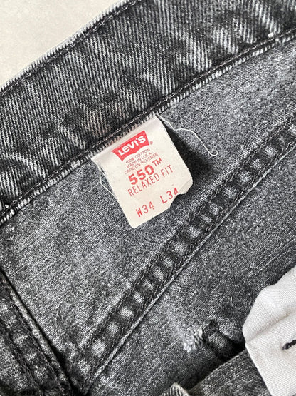 90's「Levi’s 550」USA製 ブラックデニム