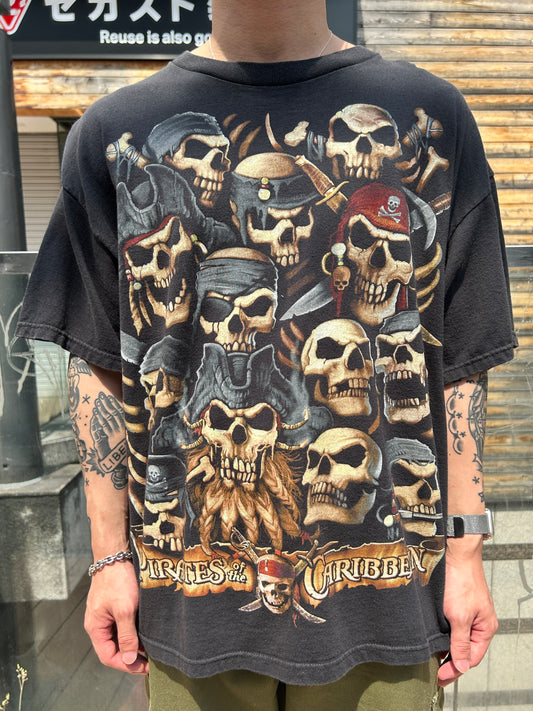 00's「Pirates of the Caribbean」ムービー Tシャツ