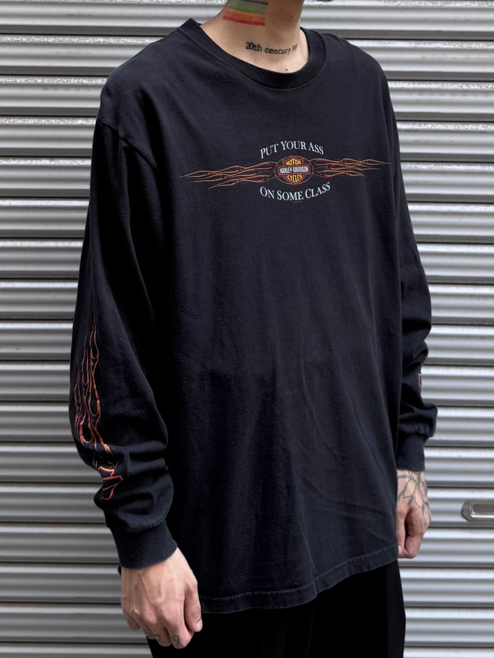 00's Harley Davidson「OZARK」ハーレーTシャツ
