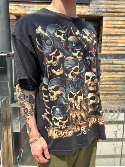 00's「Pirates of the Caribbean」ムービー Tシャツ