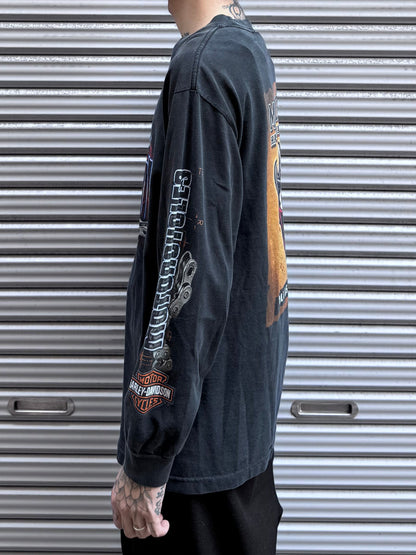 00's Harley Davidson 「M♠VERICK」ハーレーTシャツ