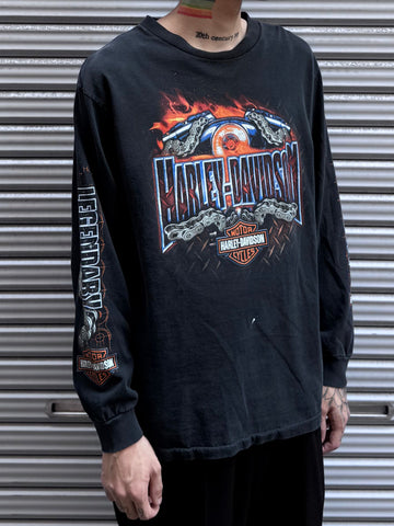 00's Harley Davidson 「M♠VERICK」ハーレーTシャツ