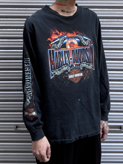 00's Harley Davidson 「M♠VERICK」ハーレーTシャツ