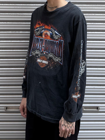 00's Harley Davidson 「M♠VERICK」ハーレーTシャツ