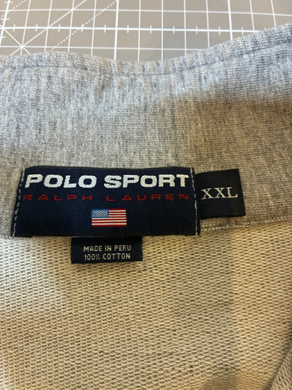 90's POLO SPORT 「HEAD OF THE CHARLES REGATTA」ハーフジップスウェット
