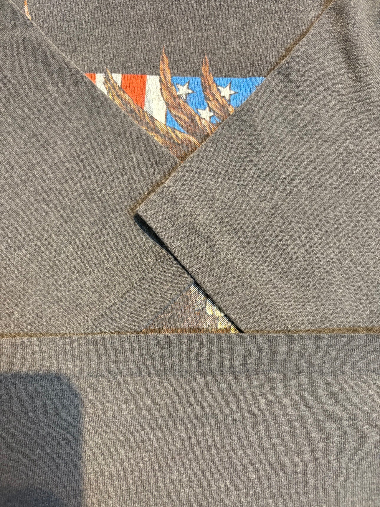 90's HARLEY-DAVIDSON「Eagle＆星条旗」USA製 ハーレーTシャツ